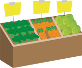 画像:販売風景
