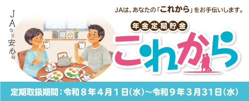 画像：年金定期貯金 これから
