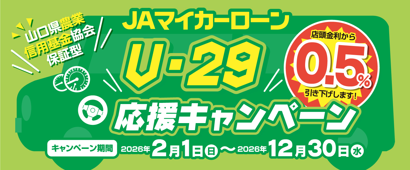 画像：U-29応援マイカーローン